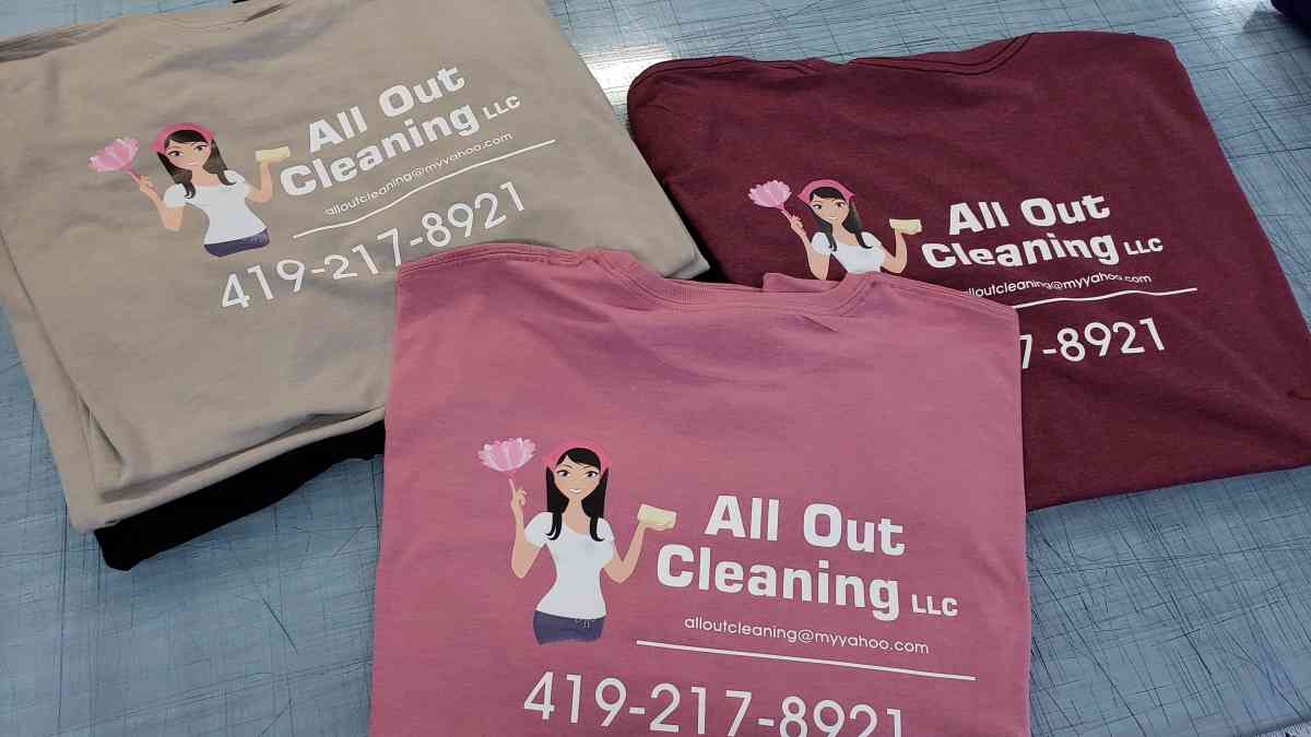 All Out Cleaning Shirts