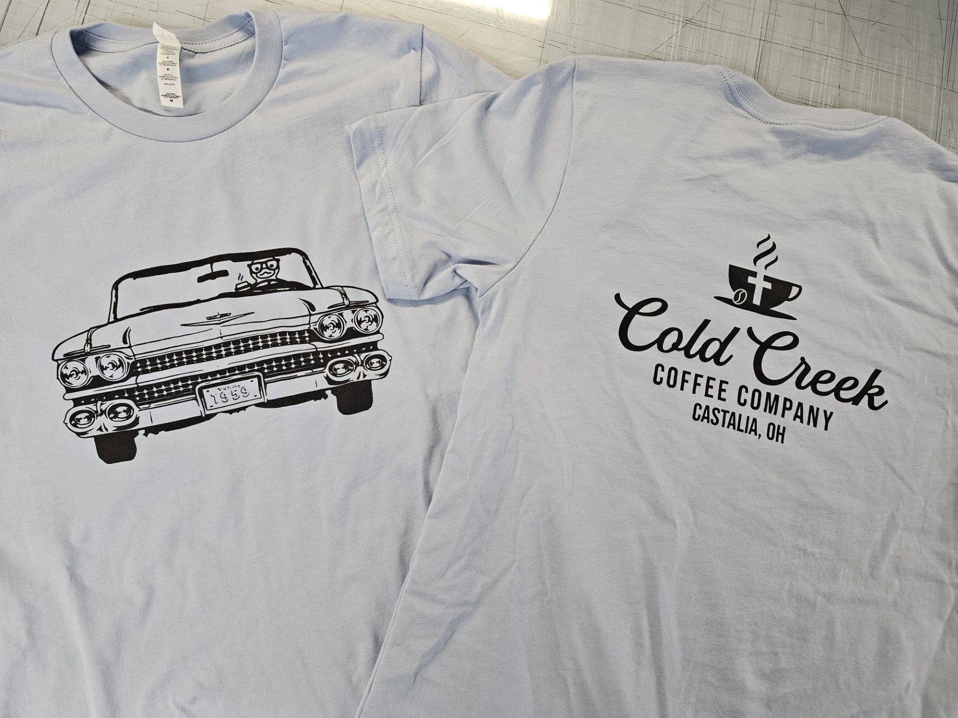 Cold Creek Coffee Classic Car Shirts